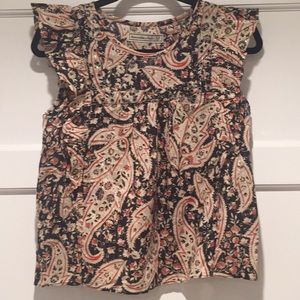 Sleeveless boho blouse